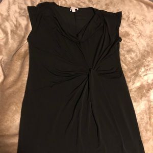 Michael Kors black wrap dress